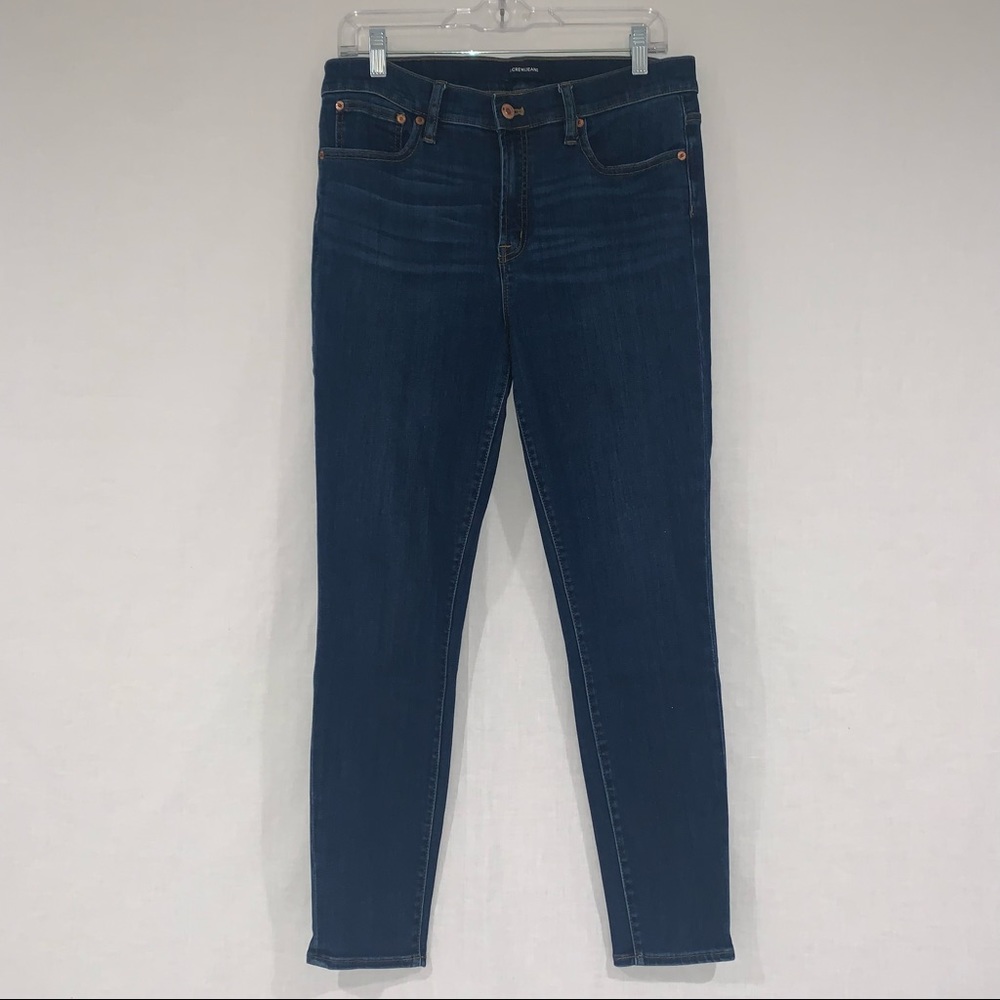 J.Crew 9" High-rise Toothpick Jean in Point Lake Wash